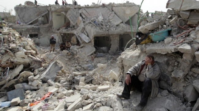 Cuộc nội chiến k&eacute;o d&agrave;i 4 năm qua khiến đất nước Syria bị t&agrave;n ph&aacute; nặng nề. (Ảnh: Reuters)