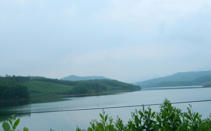 Hồ Ph&uacute; Ninh, nơi xảy ra tai nạn đuối nước