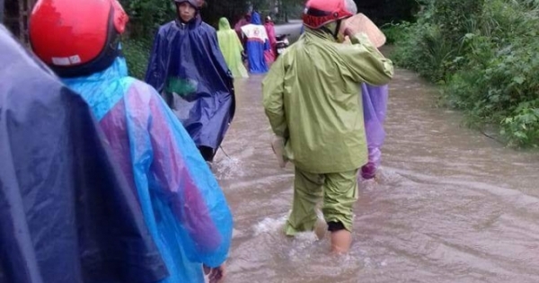 Thừa Thiên – Huế: Mưa lớn kéo dài, nguy cơ lũ lớn xảy ra