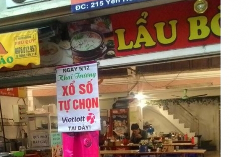 Hôm nay, nhiều điểm bán vé xổ số Vietlott đã sẵn sàng tại Hà Nội