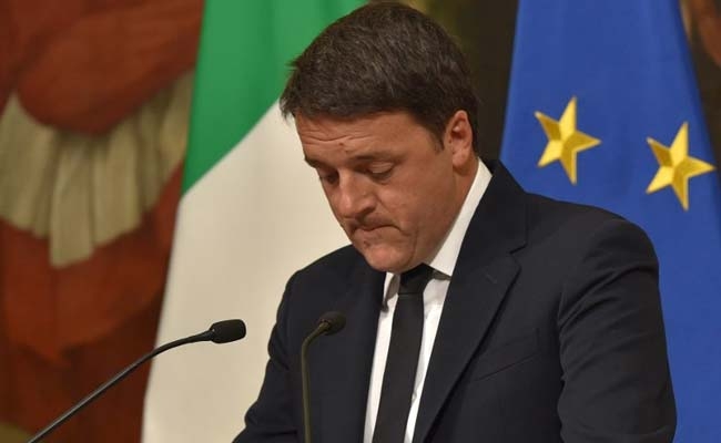 Thủ tướng Italy tuy&ecirc;n bố từ chức. (Ảnh: AFP)