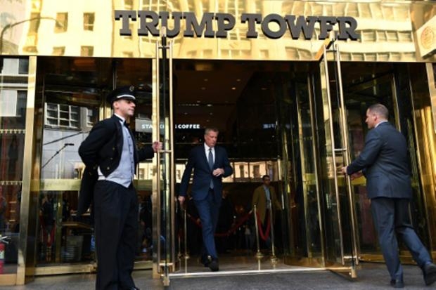 Th&aacute;p Trump l&agrave; nơi ở hiện tại của tỷ ph&uacute; bất động sản. (Ảnh: AFP)