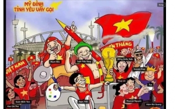 Cư dân mạng đặt niềm tin vào chiến thắng đội tuyển Việt Nam