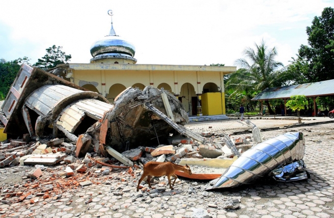 Trận động đất mạnh 6,4 độ richter tại Aceh, Indonesia đ&atilde; lấy đi sinh mạng của &iacute;t nhất 54 người. (Ảnh: Getty Images)