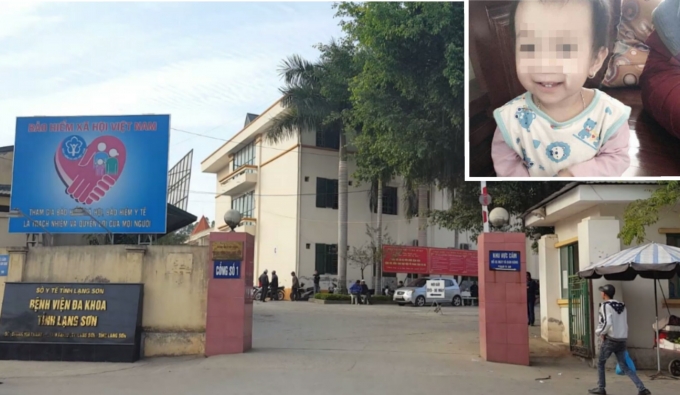 Bệnh viện đa khoa tỉnh Lạng Sơn, nơi b&eacute; Bảo A tử vong sau khi điều trị vi&ecirc;m phổi. Ảnh: Huy Trung.