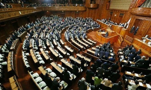 Thượng viện Nhật Bản ph&ecirc; chuẩn TPP sau khi hiệp định được th&ocirc;ng qua tại Hạ viện v&agrave;o ng&agrave;y 10/11. (Ảnh:&nbsp;AFP).