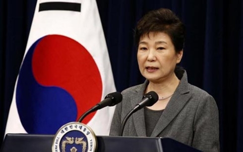 &nbsp;Tổng thống Park Geun-hye.