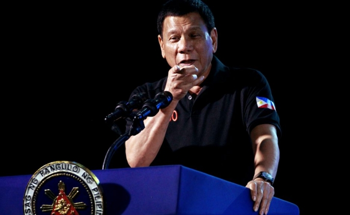 Tổng thống Philippines Rodrigo Duterte. (Ảnh:&nbsp;Reuters)