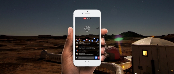 Facebook mở chức năng ph&aacute;t video 360 độ trực tiếp.