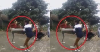 Hà Nội: Nữ sinh đánh nhau điên cuồng trước sự cổ vũ của nhóm bạn