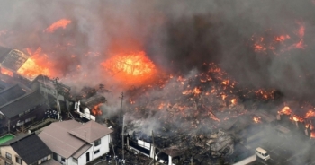 Hỏa hoạn dữ dội, 140 ngôi nhà tại Nhật bị thiêu rụi
