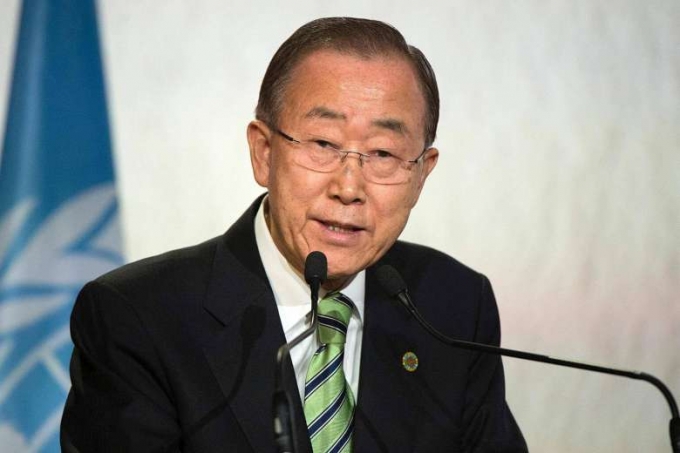 Tổng Thư k&yacute; LHQ Ban Ki-moon. (Ảnh: AFP)