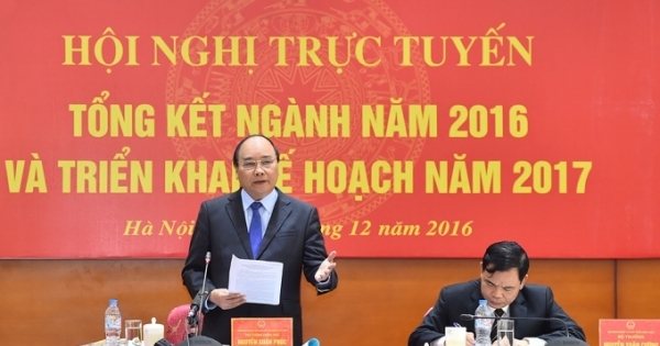 Thủ tướng dự Hội nghị Tổng kết công tác năm 2016 của Bộ NN&PTNT