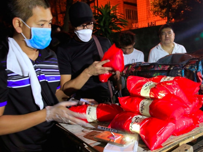 Philippines thu giữ gần 1 tấn ma t&uacute;y đ&aacute;. (Ảnh: Reuters)