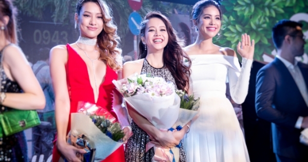 Hoa hậu Phạm Hương đến ủng hộ học trò An Nguy ra mắt phim
