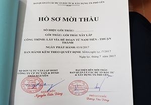 Thái Nguyên: Nghi vấn “dàn xếp” đấu thầu, “lợi ích nhóm” tại dự án lát vỉa hè thị xã Phổ Yên?