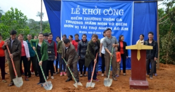 Hà Giang: Khởi công xây dựng điểm trường từ thiện thôn Ca