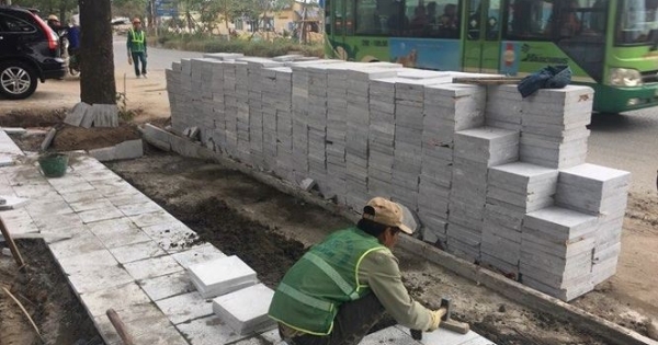 Hà Nội: Thanh tra việc lát đá vỉa hè xong ngay trong tháng 12