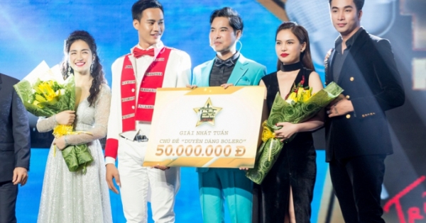 Giang Hồng Ngọc - Hòa Minzy nắm tay nhau giành giải nhất tuần đêm nhạc "Duyên dáng bolero"