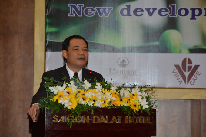 Bộ trưởng Bộ NN&amp;amp;amp;PTNT- Nguyễn Xu&acirc;n Cường ph&aacute;t biểu tại Hội thảo.
