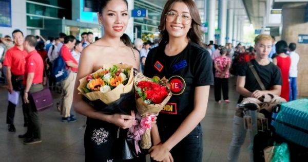 Á hậu Nguyễn Thị Loan rạng rỡ trở về nước sau cuộc thi Miss Univese 2017
