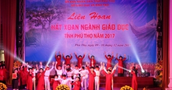 Ngành Giáo dục Phú Thọ tưng bừng tổ chức “Liên hoan hát Xoan”