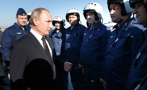 Tổng thống Nga Vladimir Putin&nbsp;ra lệnh r&uacute;t qu&acirc;n khỏi Syria.
