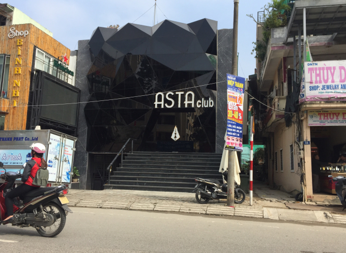 Asta Club, nơi xảy ra vụ việc.