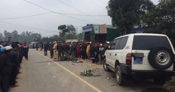 Tai nạn thảm khốc tại Hà Tĩnh: Xe biển xanh tông xe máy, 3 người tử vong tại chỗ