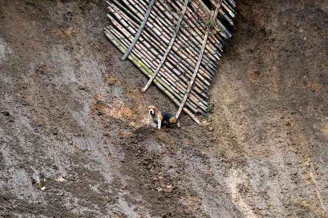 Mưa lớn g&acirc;y sạt lở đất nghi&ecirc;m trọng tại Manizales, Colombia hồi th&aacute;ng 4.