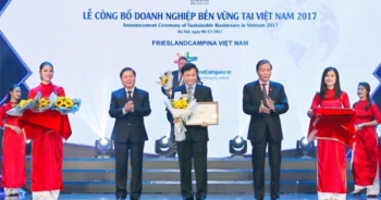 FrieslandCampina Việt Nam lọt Top 100 doanh nghiệp bền vững Việt Nam 2017