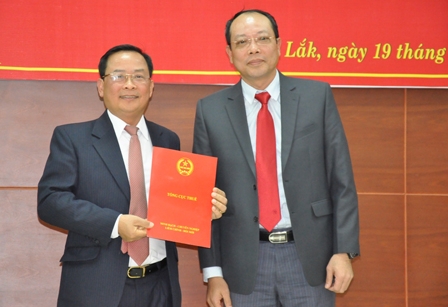 Ông Bùi Văn Chuẩn được bổ nhiệm làm Cục trưởng Cục Thuế Đắk Lắk