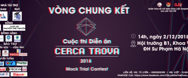Diễn án Cerca Trova 2018: Cuộc đấu trí và đấu lý