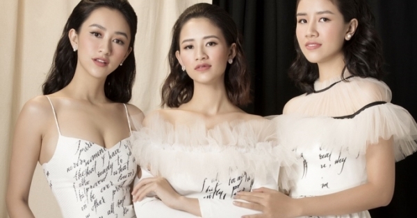Ngắm nhan sắc "mười phân vẹn mười" của ba chị em Hoa hậu Hà Thu
