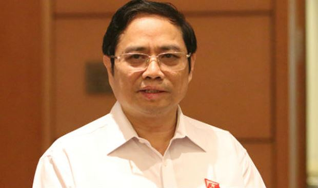 Trưởng ban Tổ chức Trung ương Phạm Minh Ch&iacute;nh.