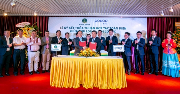 Công ty Phú Long ký kết Thoả thuận hợp tác toàn diện với Tập đoàn Posco E&C