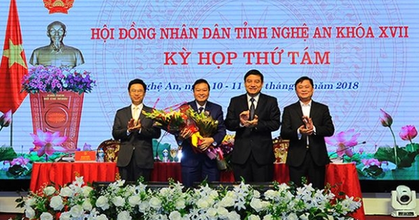 Ông Lê Hồng Vinh trúng cử Phó chủ tịch UBND tỉnh Nghệ An
