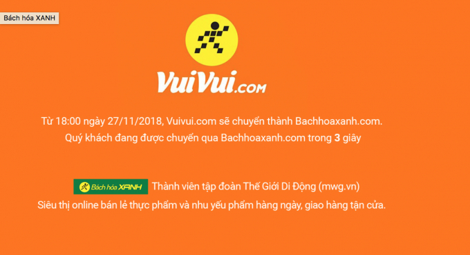VuiVui.com đ&atilde; ch&iacute;nh thức dừng