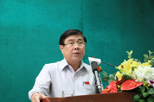 Chủ tịch UBND TP Nguyễn Th&agrave;nh Phong th&ocirc;ng tin về việc thanh tra, điều tra c&aacute;c dự &aacute;n ở TP trong thời gian qua