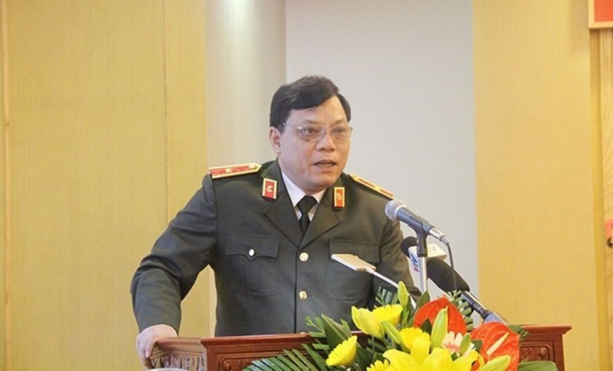 Thiếu tướng Nguyễn Hải Trung&nbsp;n&oacute;i về t&iacute;n dụng đen trong buổi họp HĐND tỉnh ng&agrave;y 13/12 vừa qua.