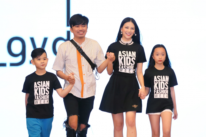 Phương Kh&aacute;nh, Khả Trang khoe nhan sắc tr&ecirc;n s&agrave;n tập 'Asian Kids Fashin Show'