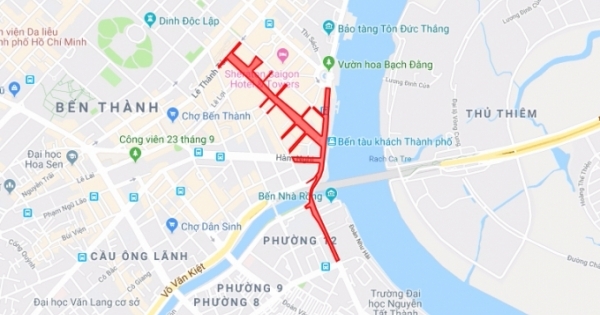 TP HCM: Cấm nhiều tuyến đường phục vụ các hoạt động dịp Tết Dương lịch 2019
