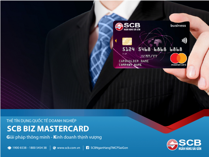 SCB Biz Mastercard mang đến cho Kh&aacute;ch h&agrave;ng những giải ph&aacute;p quản l&yacute; t&agrave;i ch&iacute;nh th&ocirc;ng minh v&agrave; tối ưu nhất.