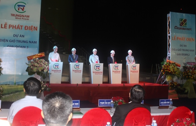 Lễ Phát điện Dự án điện gió Trung Nam giai đoạn 2.