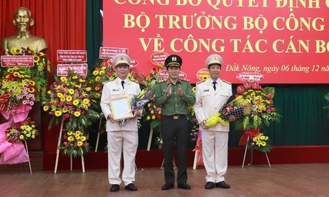 Hai tỉnh Đắk Lắk và Đắk Nông có tân Giám đốc Công an
