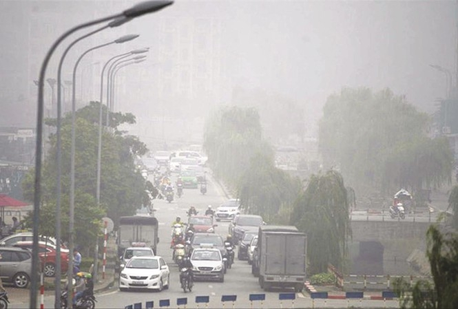 Những ngày vừa qua, Hà Nội và một số tỉnh phía Bắc có chất lượng không khí ở mức nguy hại cho sức khỏe. Ảnh: Tiền phong