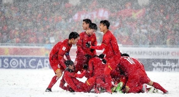 Nóng: "Cầu vồng tuyết" của Quang Hải trở thành biểu tượng U23 châu Á