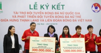 Hưng Thịnh Land tài trợ 100 tỷ đồng cho Đội tuyển bóng đá nữ Quốc gia