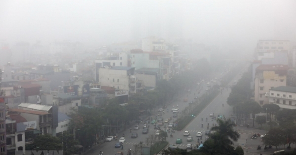 Thủ đô Hà Nội sáng sớm sương mù, Bắc Bộ có mưa nhỏ vài nơi