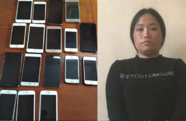 Nữ quái móc túi trộm 18 chiếc điện thoại của nhiều người trong dịp lễ Noel